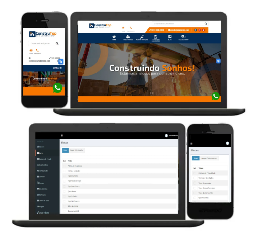 Site para construtora.